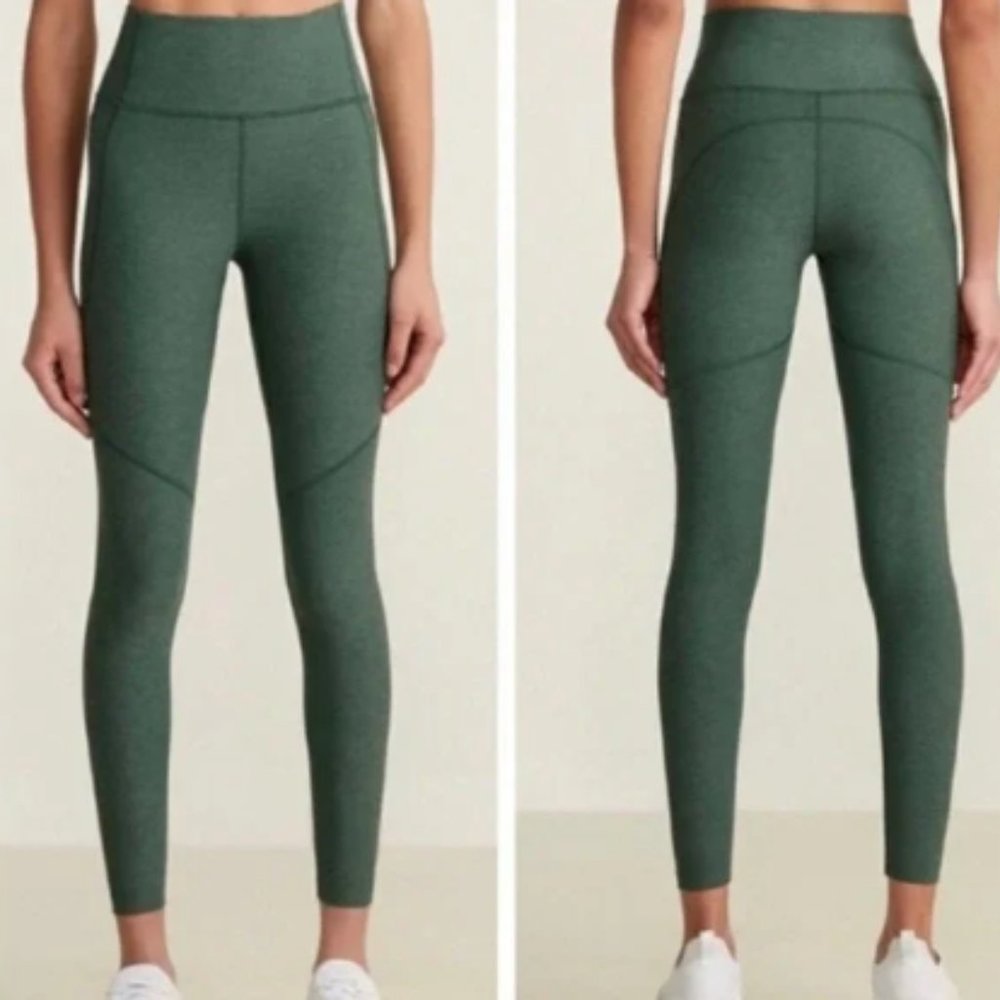 Outdoor Voices Hi-Rise 7/8 Warmup Leggings in Hunter green 26” inseam